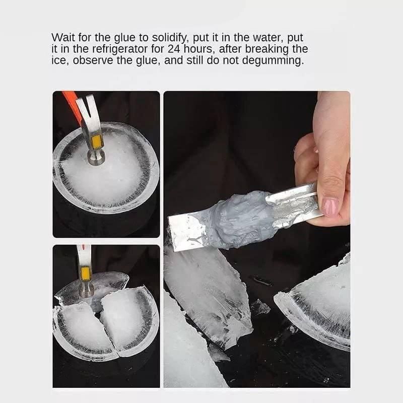 Instant Weld AB Glue, Fix Cracks in Metal, Glass, Wood