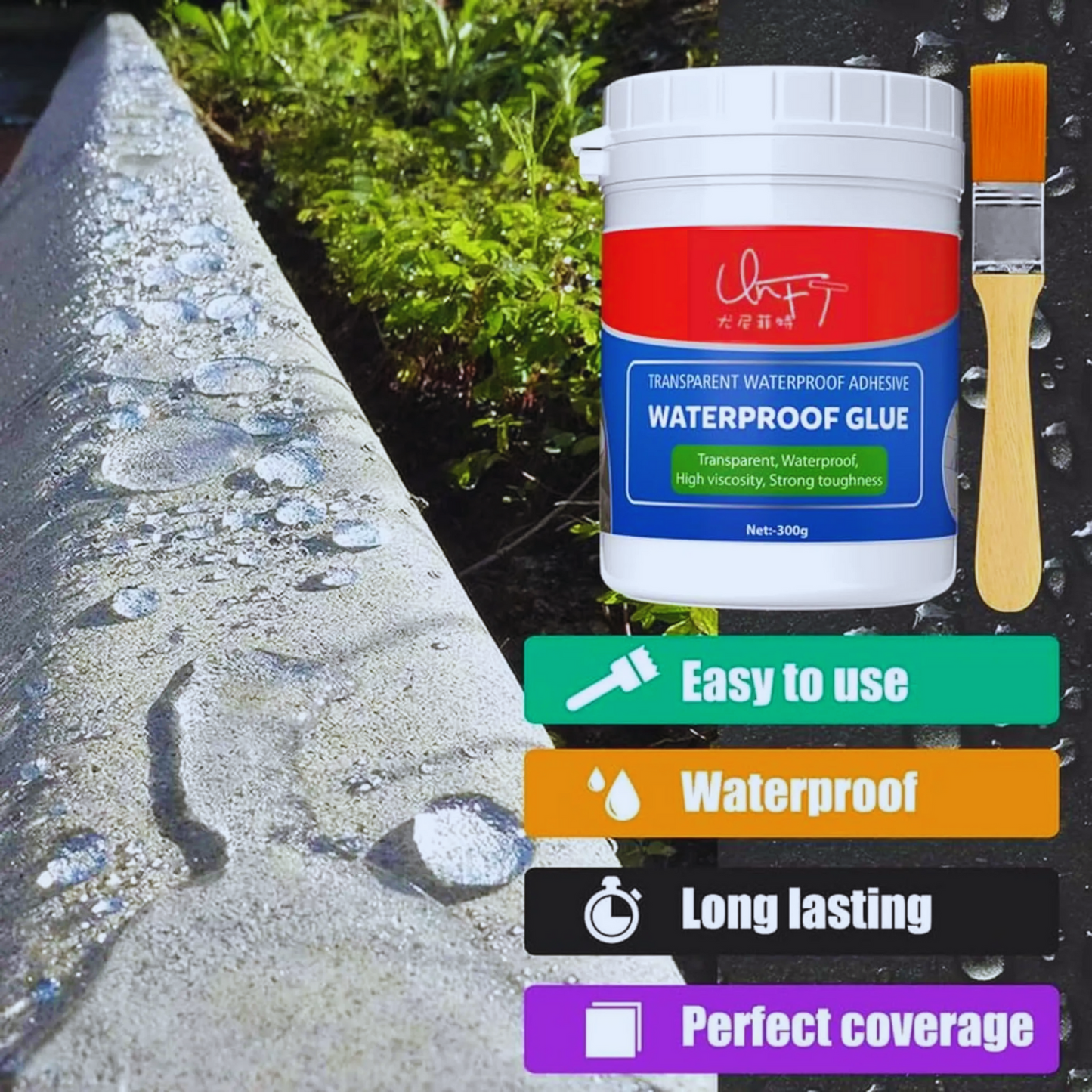 Transparent Waterproof Crack Seal Glue ( Pack of 2 )
