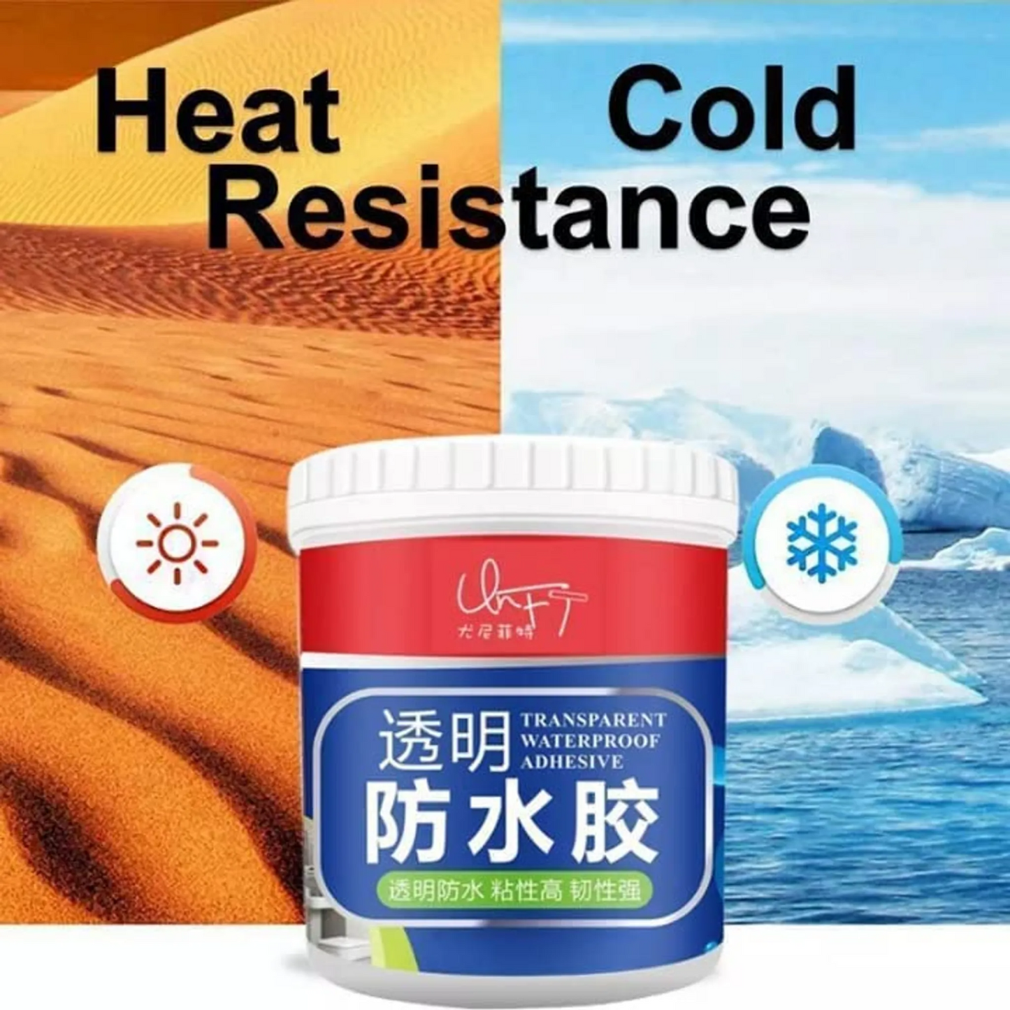 Transparent Waterproof Crack Seal Glue ( Pack of 2 )