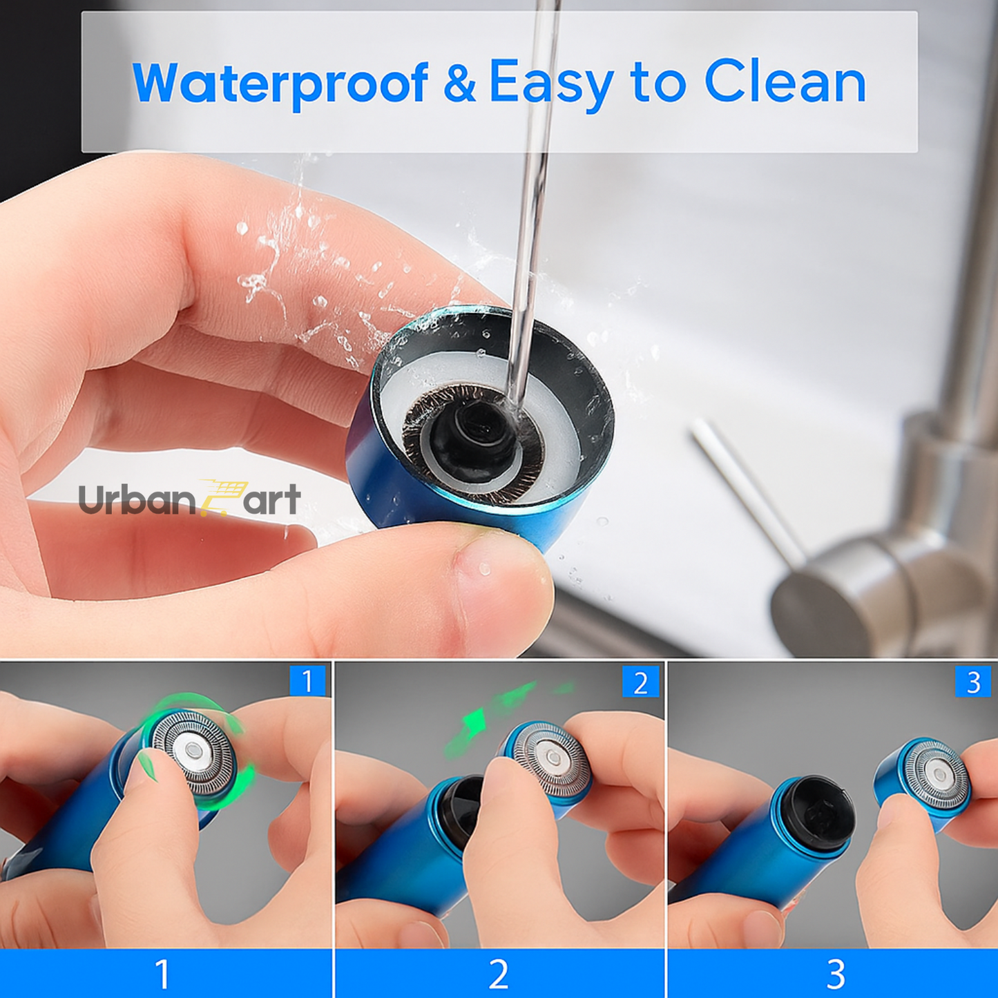 Mini Pocket Shaver – For Men & Women, Travel-Friendly