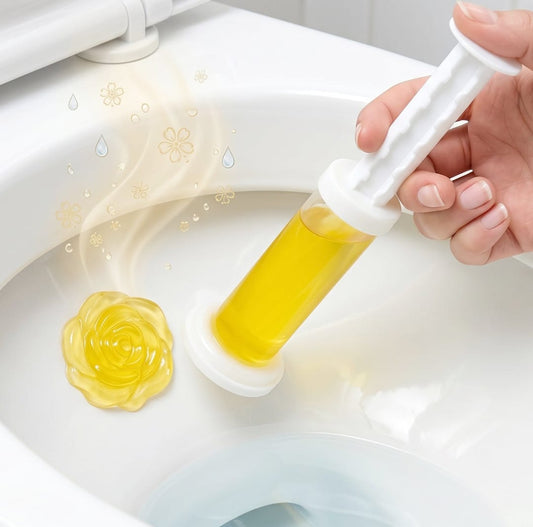 Flower-Shaped Toilet Gel Cleaner