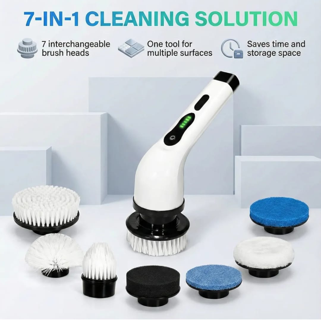 7-in-1 Electric Spin Scrubber