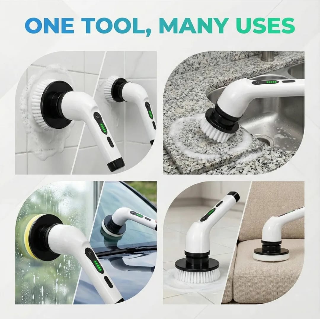 7-in-1 Electric Spin Scrubber