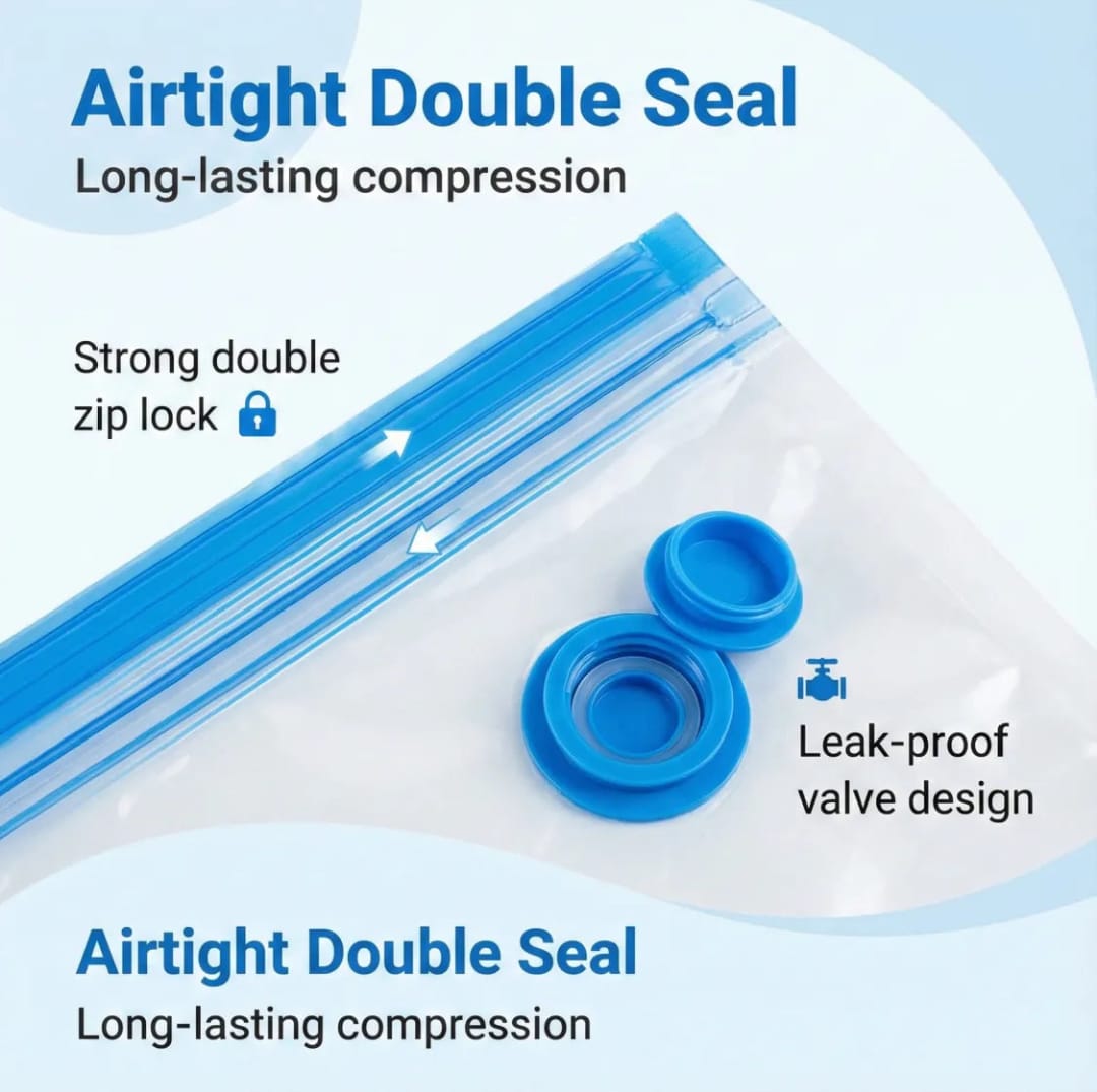 Vacuum Storage Bag Set with Pump