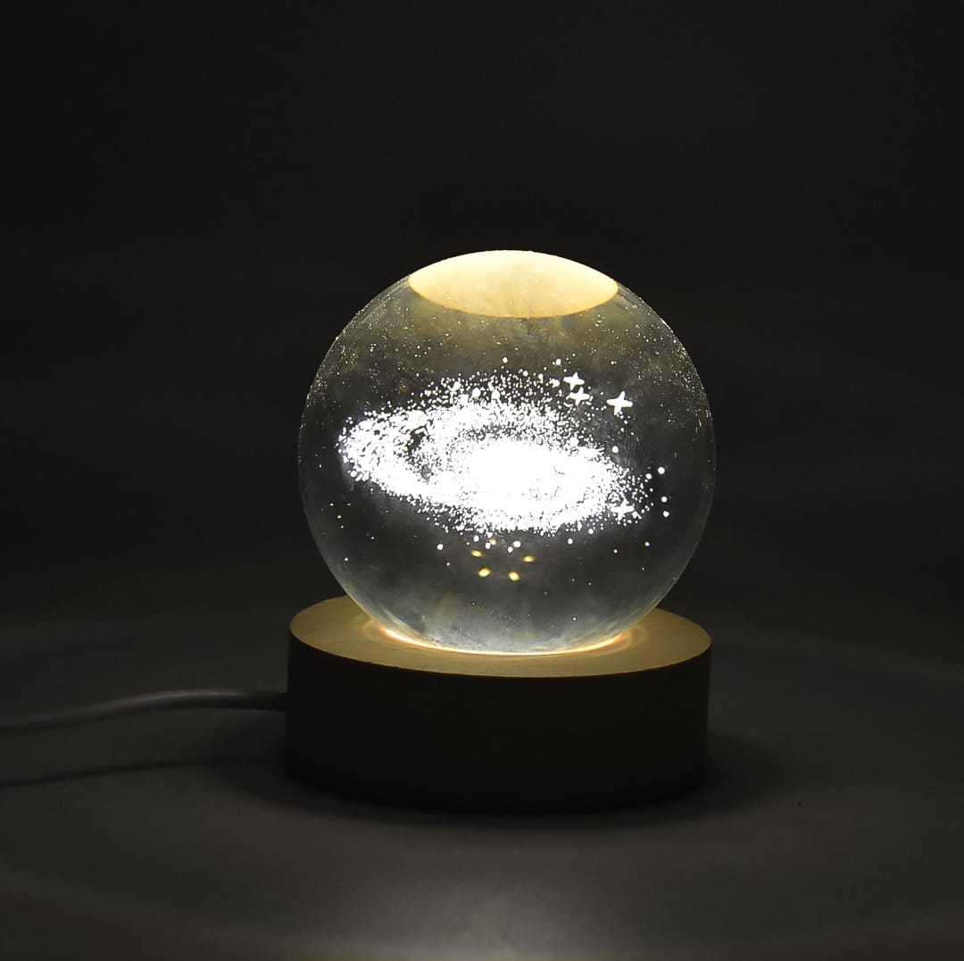 3D Crystal Ball Night Lamp