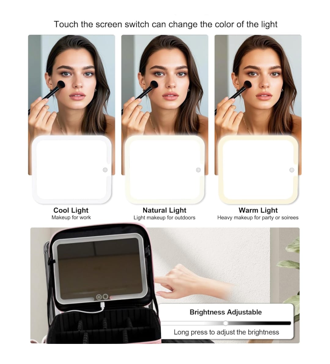 LED Makeup Organizer Box