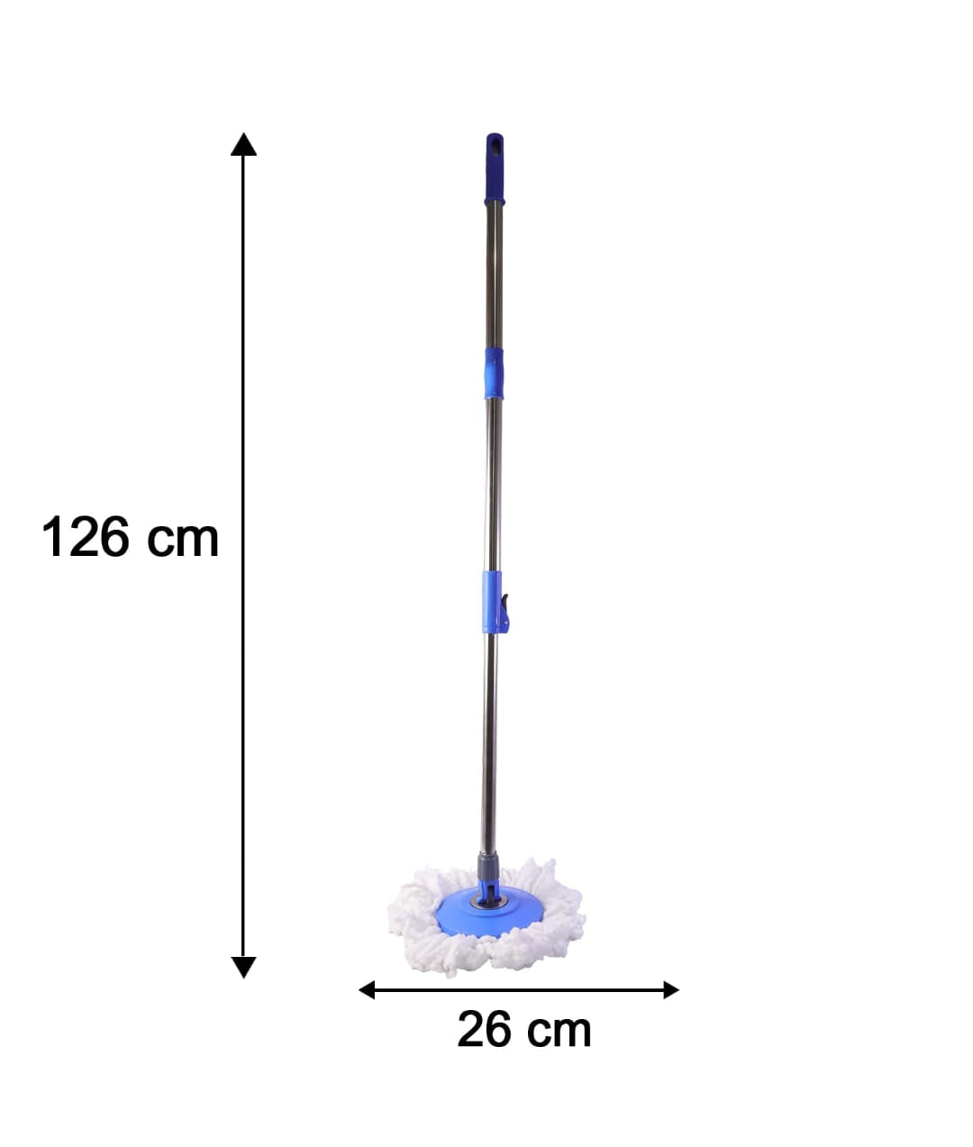 360° Spin Mop with Stainless Steel Handle