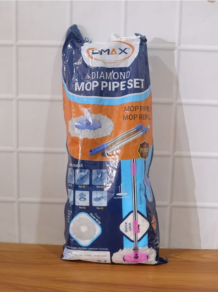 360° Spin Mop with Stainless Steel Handle