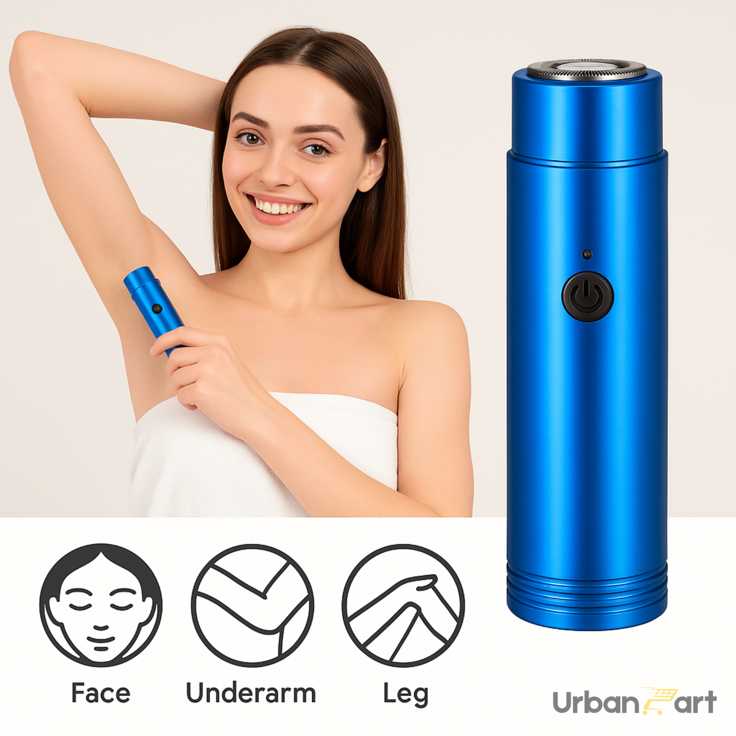 Mini Pocket Shaver – For Men & Women, Travel-Friendly